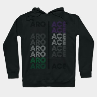 Retro AroAce Pride Hoodie